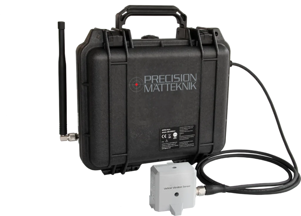 Vibrationsmätning, monitorering, fuktmätning, sprickmätning, töjning, bullermätning, grundvattensmätning, lutningsmätning, tiltgivare